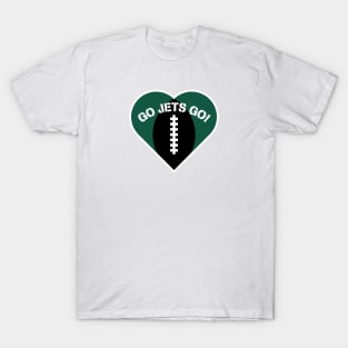 Heart Shaped New York Jets T-Shirt